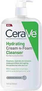 CeraVe Hydrating Cream-to-Foam Cleanser 562ml (US Version) $25.63 + Delivery ($0 with Prime/ $59 Spend) @ Amazon US via AU