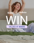 Win a $2,500 Ecosa Mattress & Frame + $500 Endota Gift Card + $500 Endota Sleep Essentials & Wellbeing from Ecosa + Endota