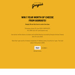 Win a Year's Worth of Cheese from Giorgio’s Artisan Cheese [VIC/NSW/QLD/ACT]
