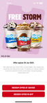 Free Storm - Pickup Only @ Hungry Jack's (App Required)