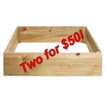 Two Timber Raised Garden Beds $50 from RenoNation.com.au - Pickup Only Samford Valley (Brisbane)