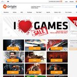 Origin "I Love Games" Sale - up to 70% off