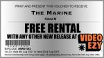 Rent Any New Release & Recieve The Marine (RATED M) For A FREE Rental - At Video Ezy!