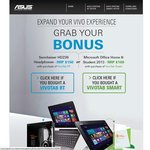 Bonus Sennheiser HD239 for Asus Vivotab RT and MS Office 2013 for Vivotab Smart