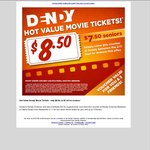 $8.50 Tickets ($7.50 for Seniors) at Dendy Newtown, Opera Quays & Canberra [SYD, CBR]