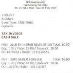 Harvey Norman Highpoint PS3 Deus Ex Human Revolution & Duke Nukem Forever$10 Ufc Trainer PS3 $15