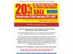 WORD's 20% Off In-Store and Online Sale 29 April - 6 May
