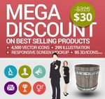 Mega Design Bundle from Inventicons - Only $30!