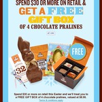 Free Chocolate Gift Box Valued at $8.95 When You Spend over $30 on Retail at San Churro
