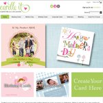 Mother's Day Special 2 for 1 Personalised Cards at Cardle It