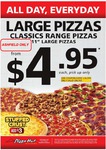 Pizza Hut Deal - $4.95 11" Classic Pizzas (Pickup) - 331 Liverpool Road, Ashfield (NSW)