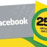 25% off Facebook Gift Cards @ Woolworths