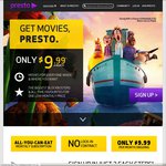 2 Months Free Presto (Streaming Movies) - Now Works with Chromecast
