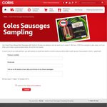 Win 1 of 1000 Packs of Angus Beef Sausages with Garlic and Parsley from Coles (Flybuys Required)