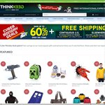 Thinkgeek Free International Shipping on Orders over $100 USD