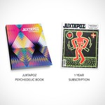 Juxtapoz Magazine 1yr Subscription + Psychedelic Hardbook $34.99 USD