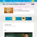 Win 1 of 5 $100 City Beach Giftcards from Student Edge
