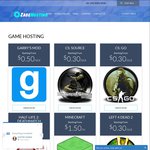 ZadeHosting.com.au - Get 50% off All Game Hosting Services