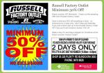 Russell Factory Outlet Min 50% Off!