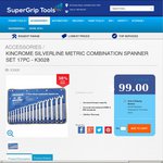 Kincrome Metric Combination Spanner Set 17pc $99 (38%off) @Supergrip Tools Smithfield NSW