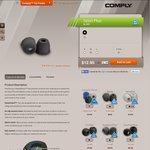 2x Pairs Sports Plus + 3x Pairs Isolation Comply Earphone Tips: ~ $34 Delivered
