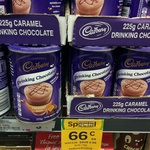 Cadbury Caramel/Mint Drinking Chocolate 225g $0.66 @ Woolworths