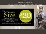 $20 Voucher for Trying out Pair of Brown Sugar Pants