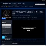 [PS4] Dark Souls 2: Scholar of The First Sin $27.98 @ PS Store