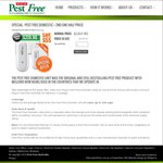 Pest Free Plug-In (Domestic) + 2nd One Half Price $164.90 (Save $55) + P&H $14.50