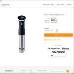 Anova Precision Cooker Sous Vide - Bluetooth or Bluetooth + Wi-Fi $175 / $199 + $49 Shipping @ Anova Culinary