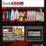 SodaKING Canister Exchange Now $13.95| 60L Canister| Compatible with ALL Soda Maker Brands| 1000 Newsagents Australia-Wide