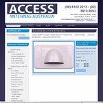 Bull Nose Wall Plate (Similar look to Clipsal 2000 Series) $5 Delivered - Access Antennas Australia