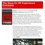 Win a SAPPHIRE NITRO+ Radeon™ RX 480 & Deus Ex: Mankind Divided Code from Radeon