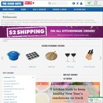 $2 Shipping on Kitchenware @ The Good Guys