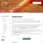 Get a Free Gift with SAREE Orders of $100 or More (Excluding Postage) at Simply Sarees