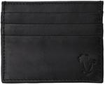6 Card Slim Leather Card Wallet - Midnight Black - $19.60 Including Shipping @ Palmera Apparel
