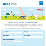 Win 1 of 10 Event Cinema Family Passes from Bupa (Members Only)
