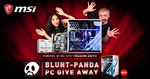 Win a Custom Gaming PC from Blunty, Pinda & MSI (YT)