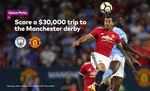 Win a VIP Experience at the Manchester Derby (Manchester Utd v Manchester City) for 4 Worth $34,668 from Optus [Optus Customers]