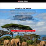 Win an African Safari Holiday for 2 Worth $5,070 from General Assembly