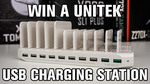 Win a Unitek 10-Port USB Charging Station from Think Computers