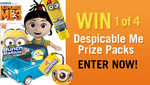 Win 1 of 4 Despicable Me Prize Packs Worth $77.93 from Seven Network