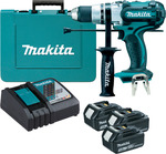 Makita 18v Cordless Hammer Drill + 3x 3.0ah Batteries + Rapid Charger - $299 @ Bunnings