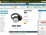 Creative Aurvana X-Fi Headphones - $103.96 (Special Promotion + 20% off Coupon) + Postage