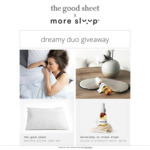 Win a Dreamy Duo Sleep Pack from The Good Sheet and Moresleep.co Worth $88.99