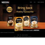 Win 1 of 20 Packs of Nescafé Flavoured Coffee Sachets from Nestle