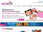 Free Business Cards + $4.95 Postage from PurrPrint