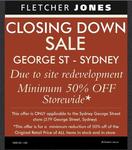 Sydney - Fletcher Jones: Minimum 50% off Storewide - CLOSING DOWN SALE