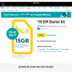 OPTUS $10 SIM Starter Kit for $3
