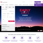 Up to 20% off Virgin Domestic Flights in June (Business, Business Saver, Freedom, Elevate and Gateway)
